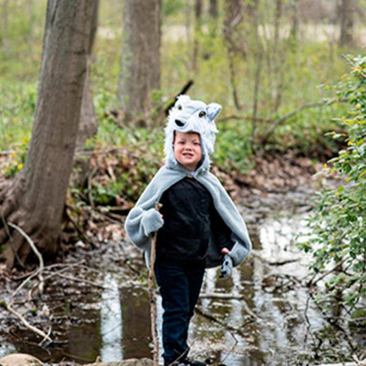 Capa De Lobo Del Bosque Great Pretenders de 2 a 3 Años
