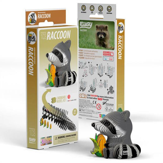 Puzzle 3D Mapache Eugy Dodoland