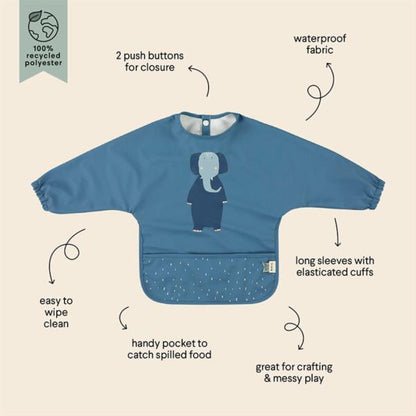 Babero Mangas Trixie Elefante Impermeable