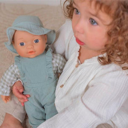 Ropita de Muñeca Cuadros Verde Little Dutch