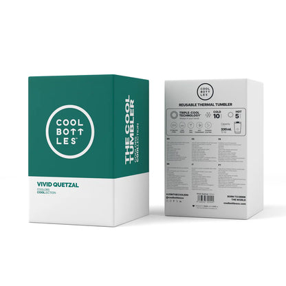 Vaso Termo Tumbler Vivid Quetzal Cool Bottles 350ml