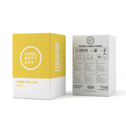 Vaso Termo Tumbler Vivid Yellow Cool Bottles 350ml