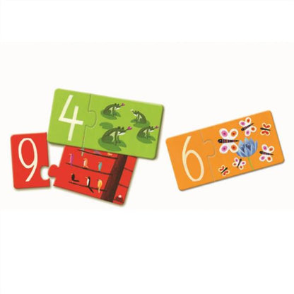 Educativos Puzzle Dúo Números Djeco