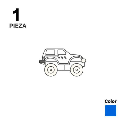 Imanix Coche Pista Carreras Azul Braintoys