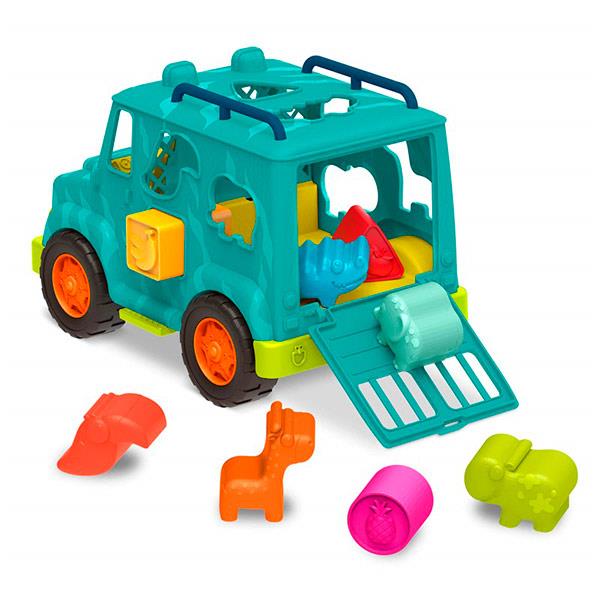 Rollin Jeep con Animales Encajables Btoys