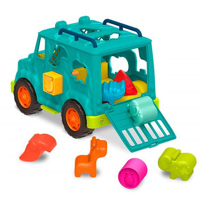 Rollin Jeep con Animales Encajables Btoys
