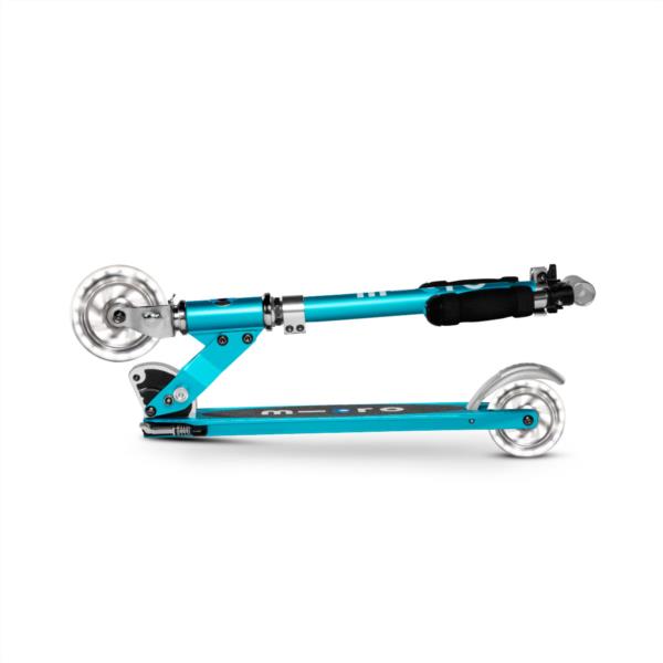 Micro Sprite Plegable Azul Oceano Led