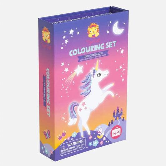 Set Colorear Tiger Tribe Unicornio Mágico