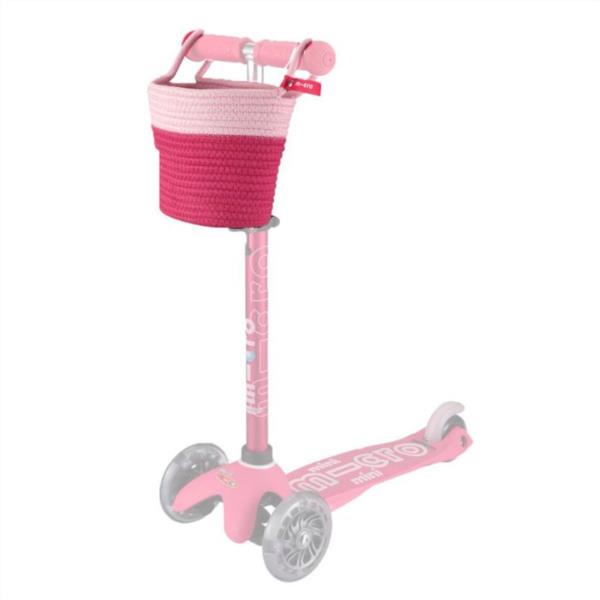 Micro Cesta Rosa Accesorio Patinete Micro