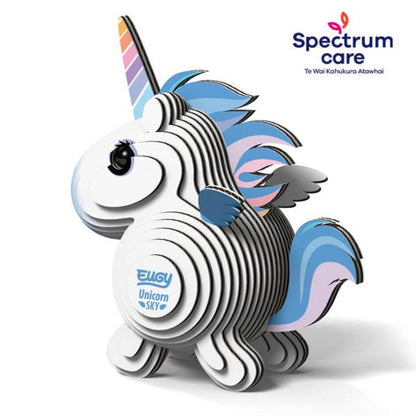 Puzzle 3D Unicornio Celeste Eugy Dodoland