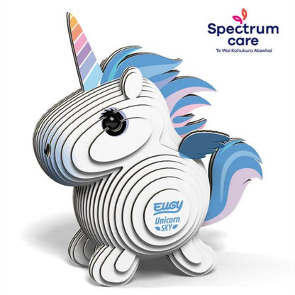 Puzzle 3D Unicornio Celeste Eugy Dodoland