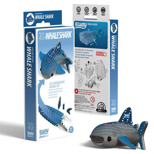 Puzzle 3D Tiburón Ballena Eugy Dodoland