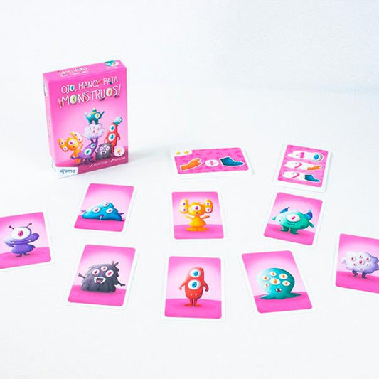 Ojo Mano Pata Monstruo Juego Cartas Átomo
