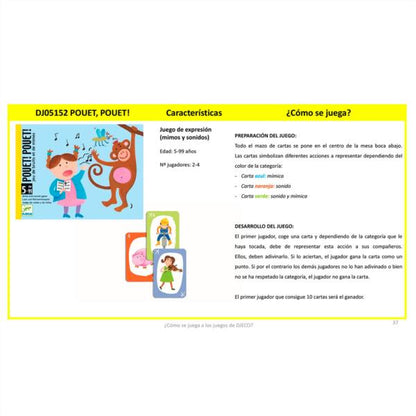 Cartas Pouet ! Pouet! Djeco