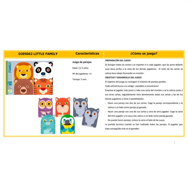 Cartas Little Family Djeco