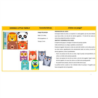 Cartas Little Family Djeco