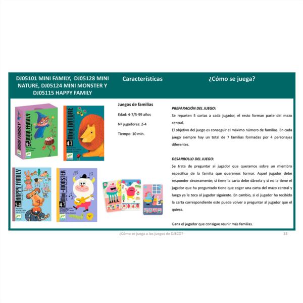 Cartas Mini Family