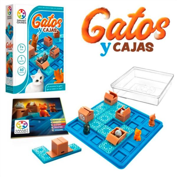 Juego De Lógica Gatos Y Cajas Smartgames