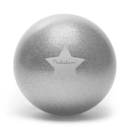 Pelota Ratatam Glitter Plata 15 cm