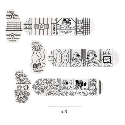 Diy Set Para Colorear Aviones - En El Cielo