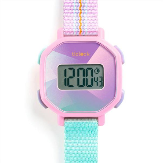 Reloj Digital Purple Prisma Djeco