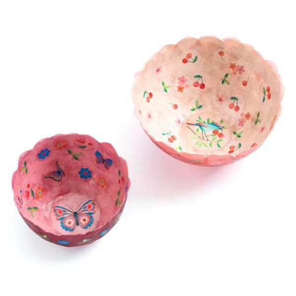 Diy Kit Creativo 2 Cuencos Decorativos Rosados