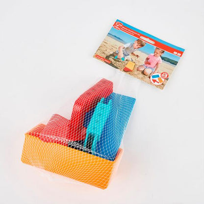 Set de Construcción de Playa - Fabrica tus ladrillos de arena - Hape