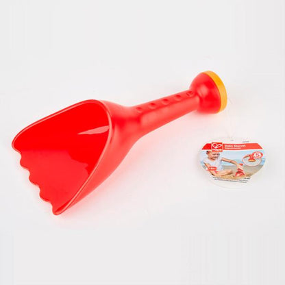 Pala Cavadora y Rociadora Roja Playa Hape
