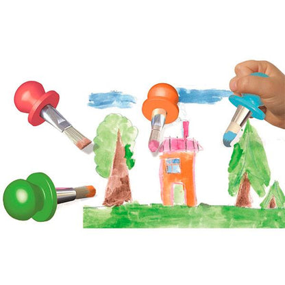 Primeros Pinceles Ergonómicos Bebés +12 meses Crealign