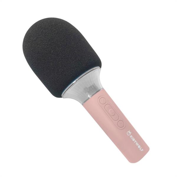 Micrófono KidyMic para niños Rosa con luz
