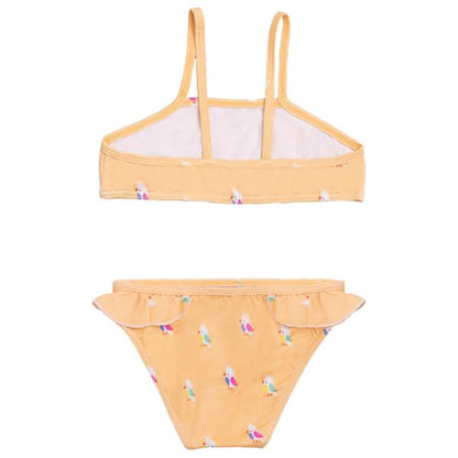 Bikini Niña Cacatuas Amarillo Güito
