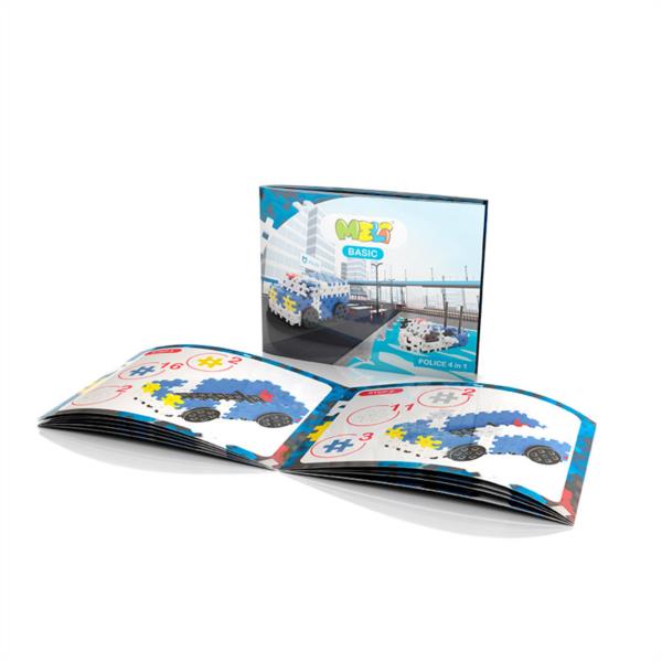 Bloques Meli Basic Policia 4 En 1 160 Piezas