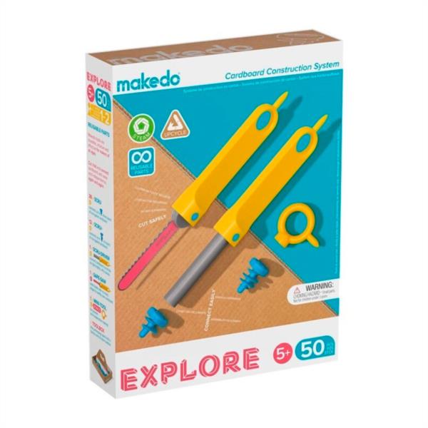 Explore Kit De 50 Piezas Makedo Crear Con Cartón