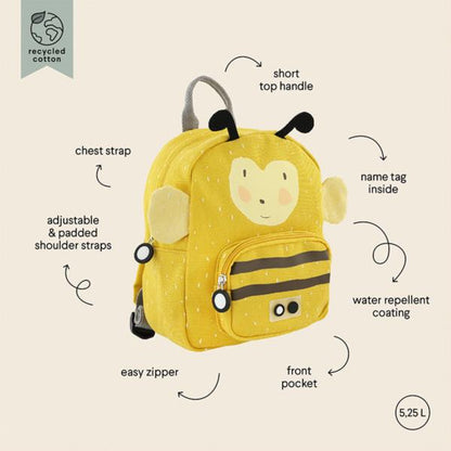 Mochila Trixie Abeja Mrs Bumblebee Pequeña