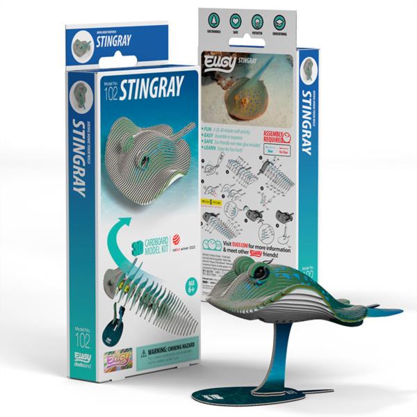 Puzzle 3D Mantarraya Eugy Dodoland