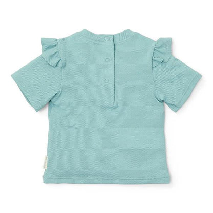 Camiseta Protección Solar Little Dutch Manga Corta Azul