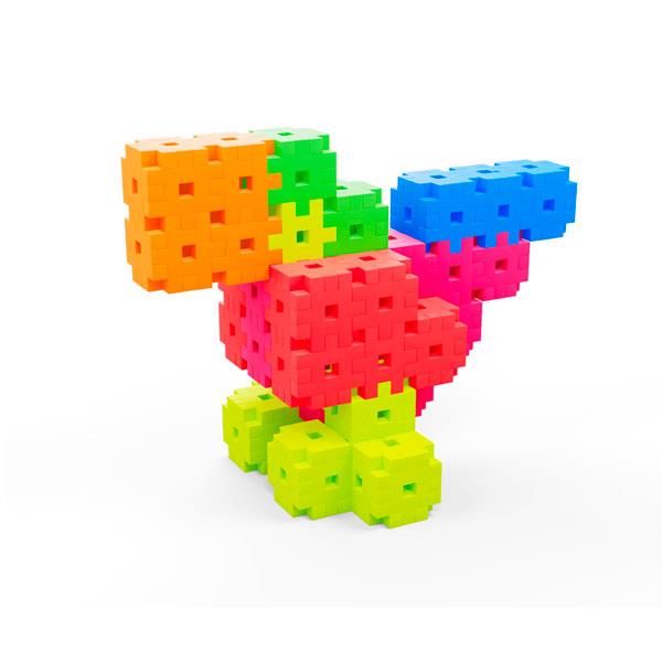 Bloques Meli Neon 500 Piezas Travel Box