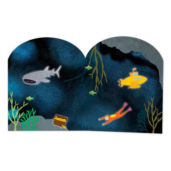 Libro Pegatinas Reutilizables Deep Sea Floss And Rock