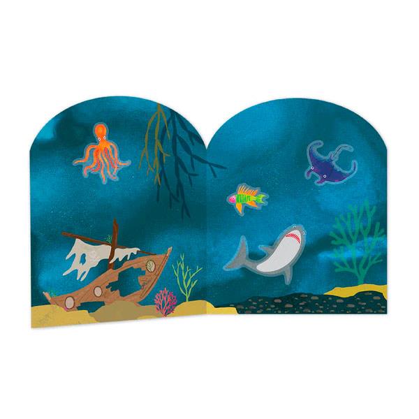 Libro Pegatinas Reutilizables Deep Sea Floss And Rock