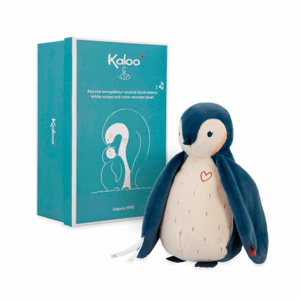 Pingüino de Peluche Azul Ruidos Blancos Grabadora