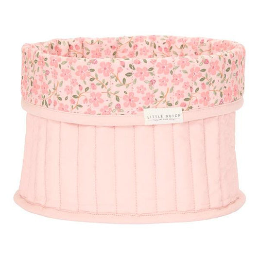 Cesta Almacenamiento Little Dutch Acolchada Rosa