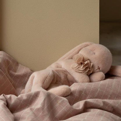 Conejito Maileg Peluche Durmiente Pequeño Rosa Empolvado
