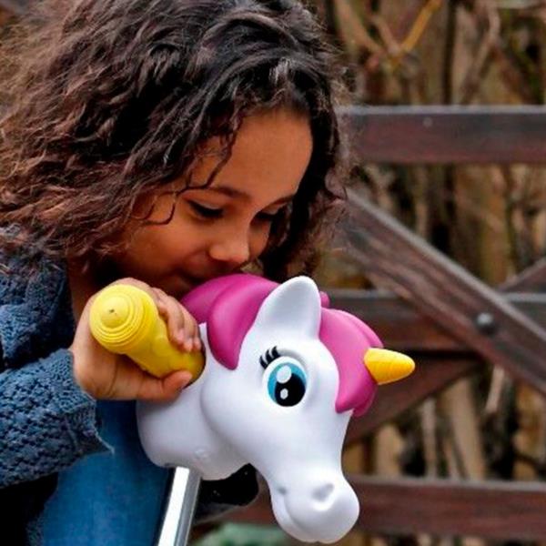 Micro Cabeza Unicornio Blanco Accesorio Patinete Micro