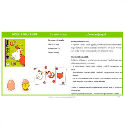 Cartas Piou Piou Djeco