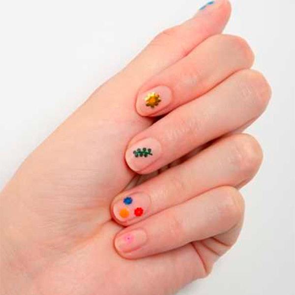 Pegatinas Uñas Flower Omy