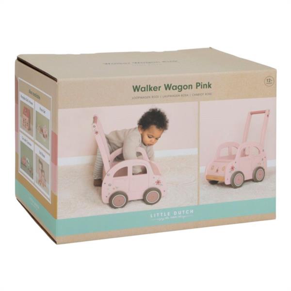 Caminador Little Dutch Coche Rosa