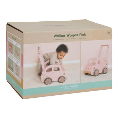 Caminador Little Dutch Coche Rosa