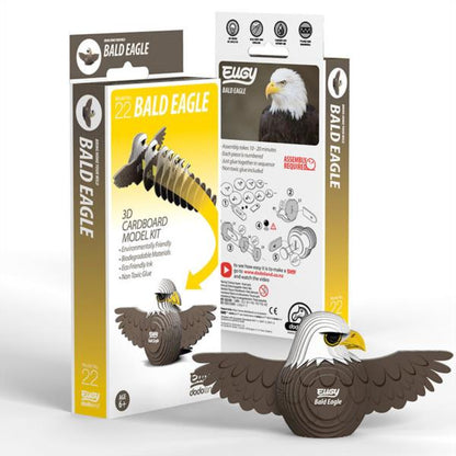Puzzle 3D Águila Calva Eugy Dodoland