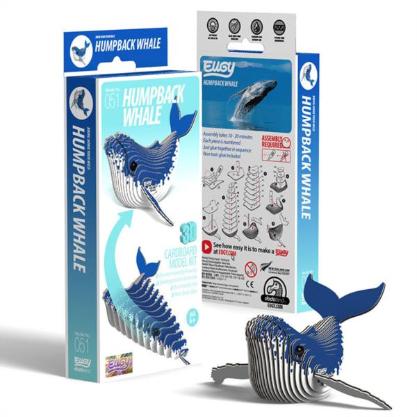 Puzzle 3D Ballena Jorobada Eugy Dodoland