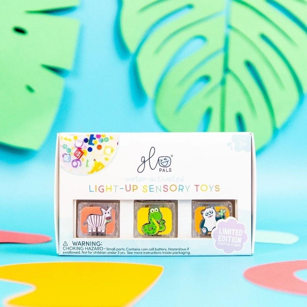 6 Cubos Luminosos Zoo GloPals